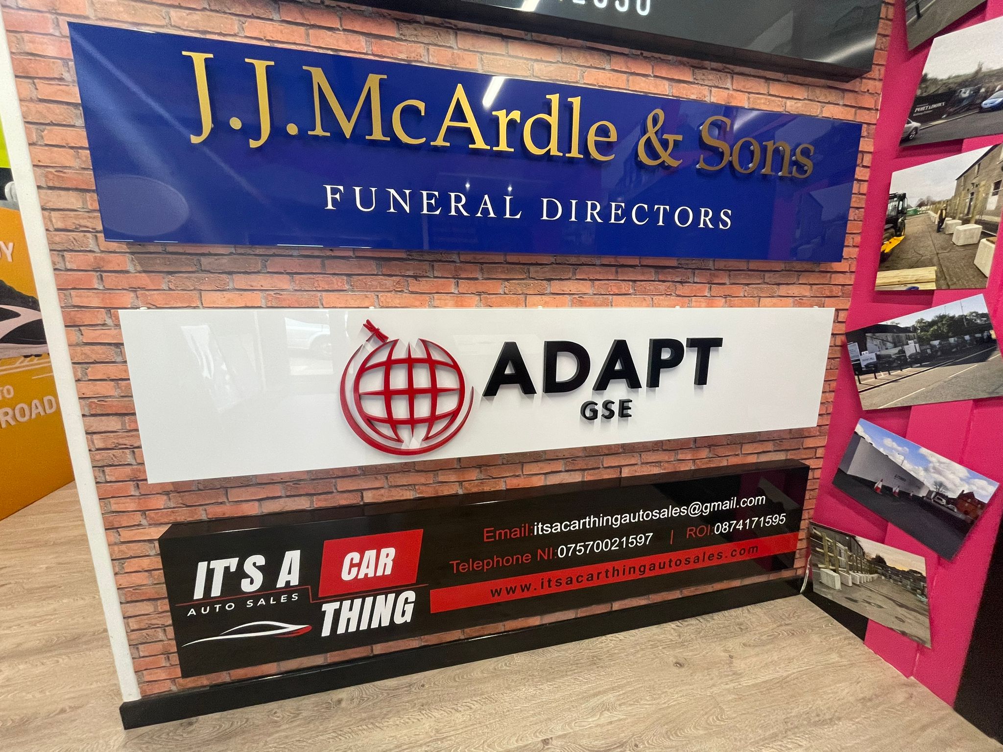 SIGN TRAYS & SIGN PANELS - Armagh Sign Experts | Creative Signs, Local ...